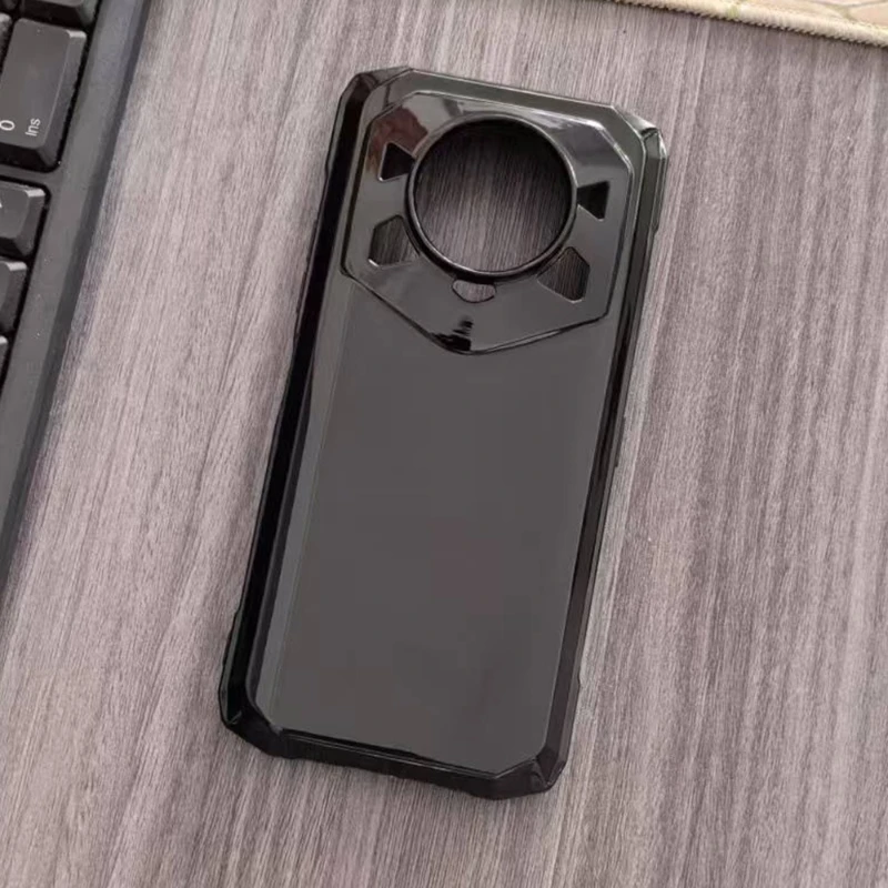 Für Doogee Blade 20 Pro Spielen TPU Telefon Fall für DG Blade20 20pro 20 Spielen Transparent Schwarz Silikon Soft Cover schutzhülle