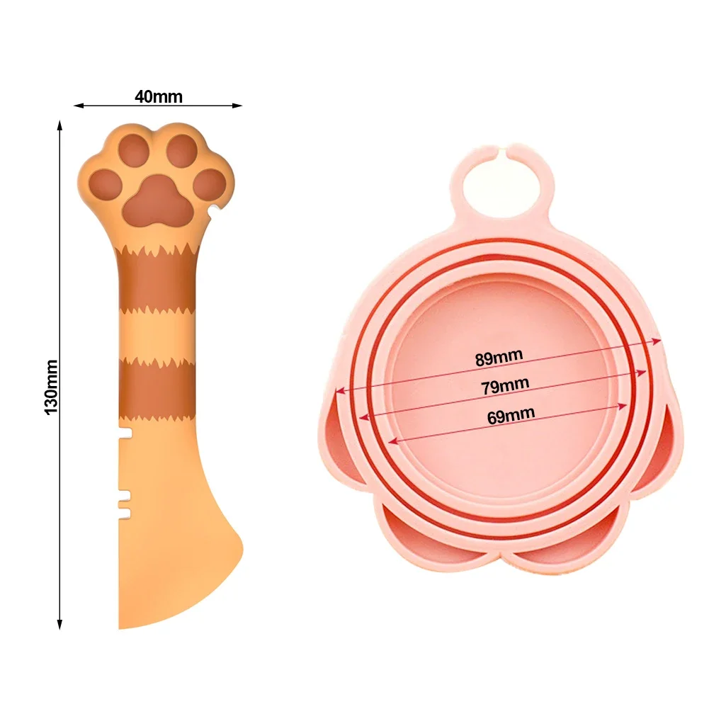 Cuillère multifonction pour boîtes de nourriture pour animaux, ouvre-boîte, accessoire pour nourrir les chiots, mélanger la nourriture humide et sèche, cuillère pour chat et chien, accessoires pour animaux, cuillère à nourriture, vaisselle pour...
