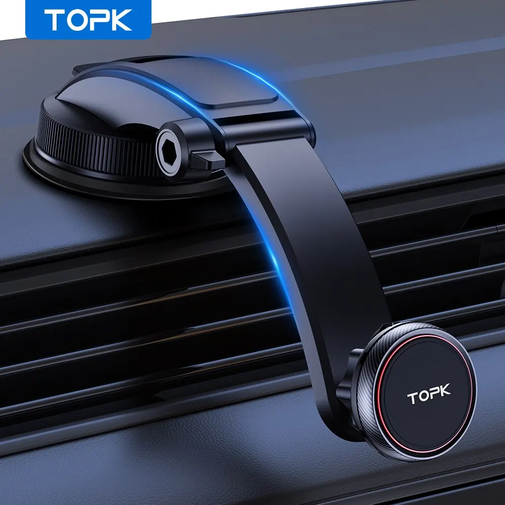 Topk magnetische Autotelefon halterung n52 ultra starke Autotelefon halterung für Armaturen brett und Entlüftung für alle Telefone