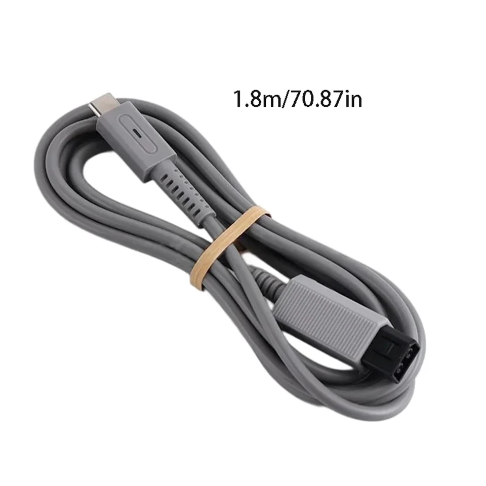 Câble de charge Type C de 1,8 m pour console Wii, cordon d