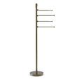 Allied Brass Soho 4 Swing Arm Free Standing Towel Stand Metal in Yellow | 49 H x 9.25 D in | Wayfair SH-84-ABR