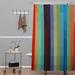 Deny Designs Madart Inc City Colors Single Shower Curtain Polyester in Blue/Brown/Green | 72 H x 69 W in | Wayfair 13147-shocur