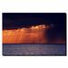 Trademark Fine Art "Passing Storm" by Kurt Shaffer Photographic Print on Canvas in Black/Orange | 18 H x 24 W x 2 D in | Wayfair KS80-C1824GG