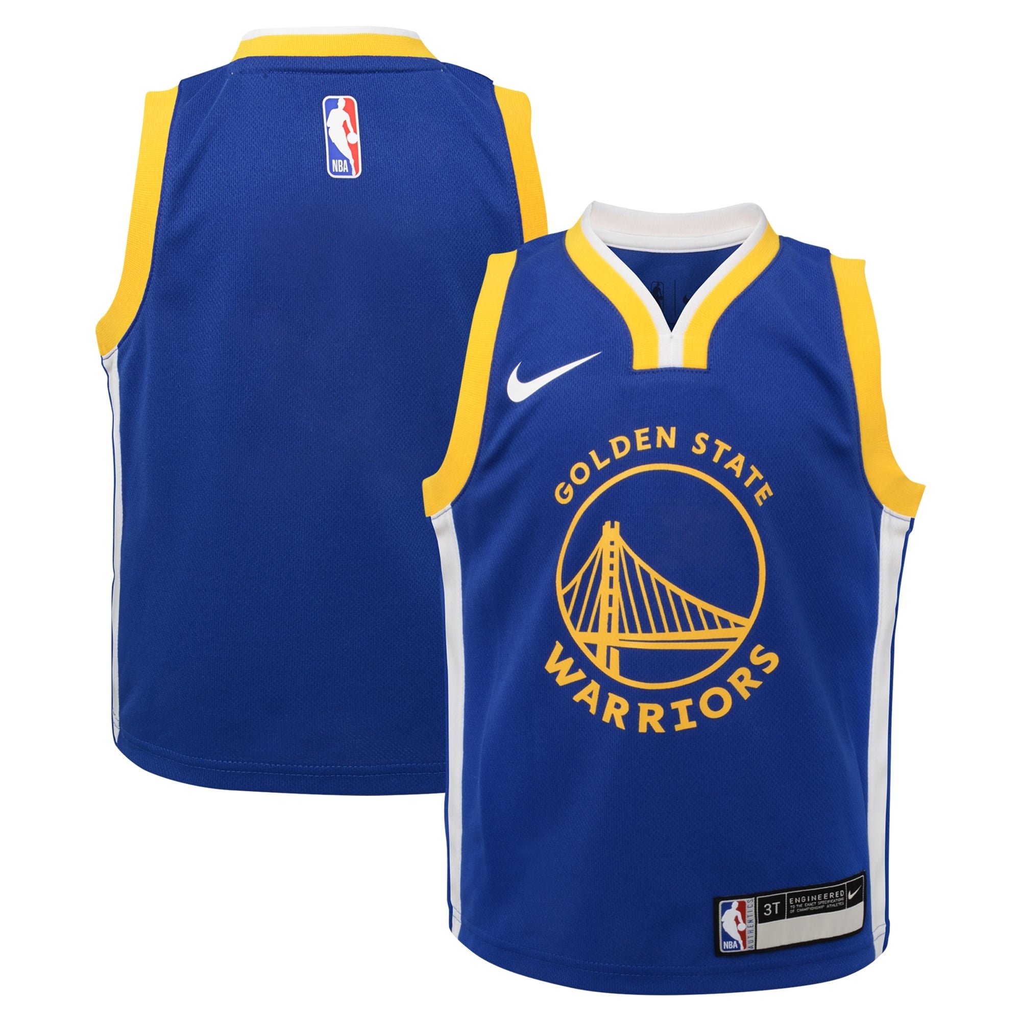 Golden State Warriors Nike Replica Icon Trikot – Kleinkinder
