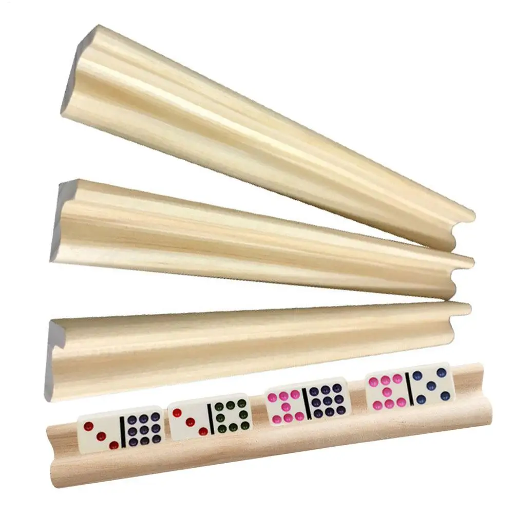 4 pièces, supports pour dominos, jeux de cartes, tuiles de dominos, jeu de table mexicain, jeu de dominos, jeu de société, jeu de table.