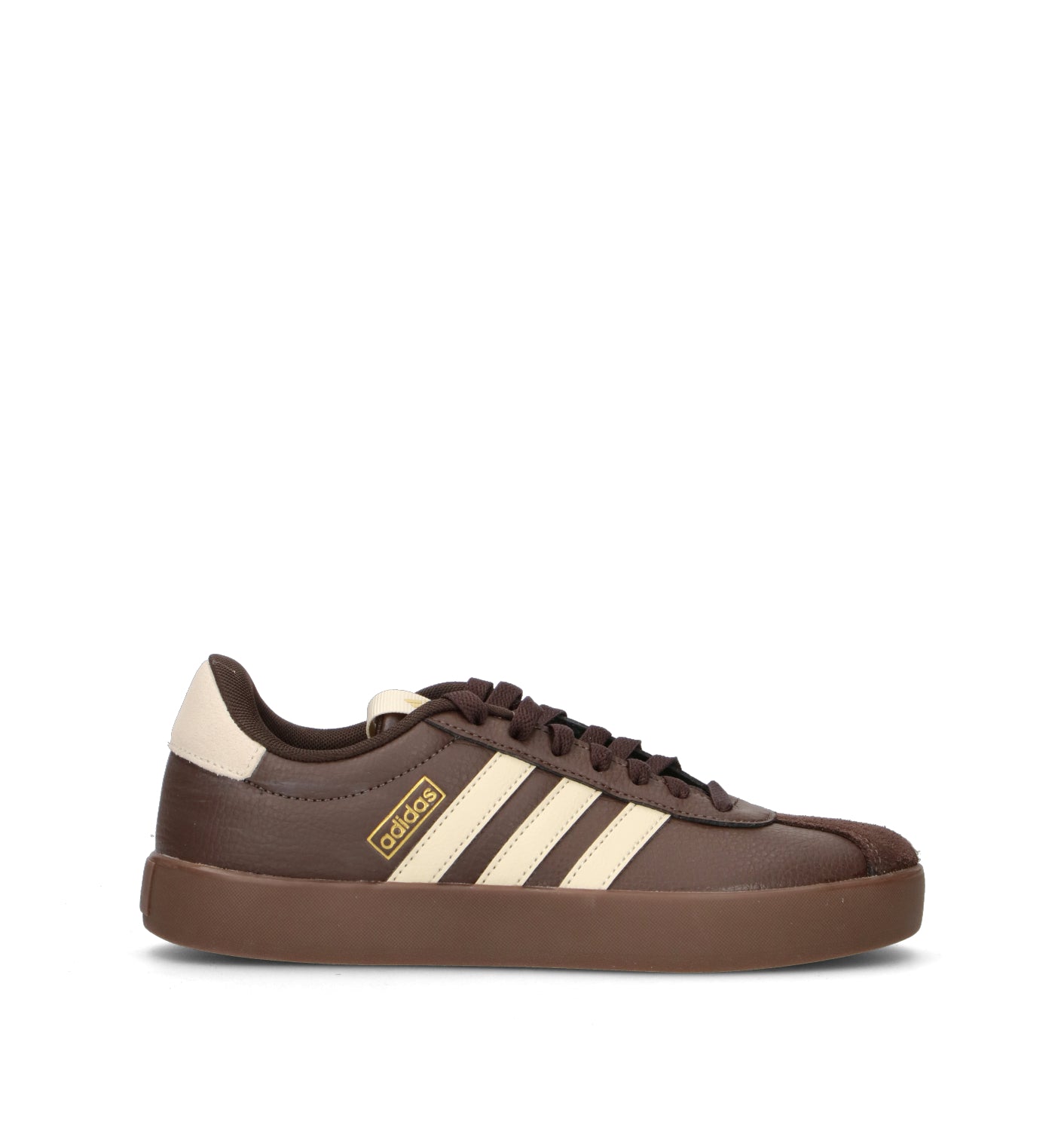 ADIDAS VL COURT 3.0 Sneaker donna marrone in pelle