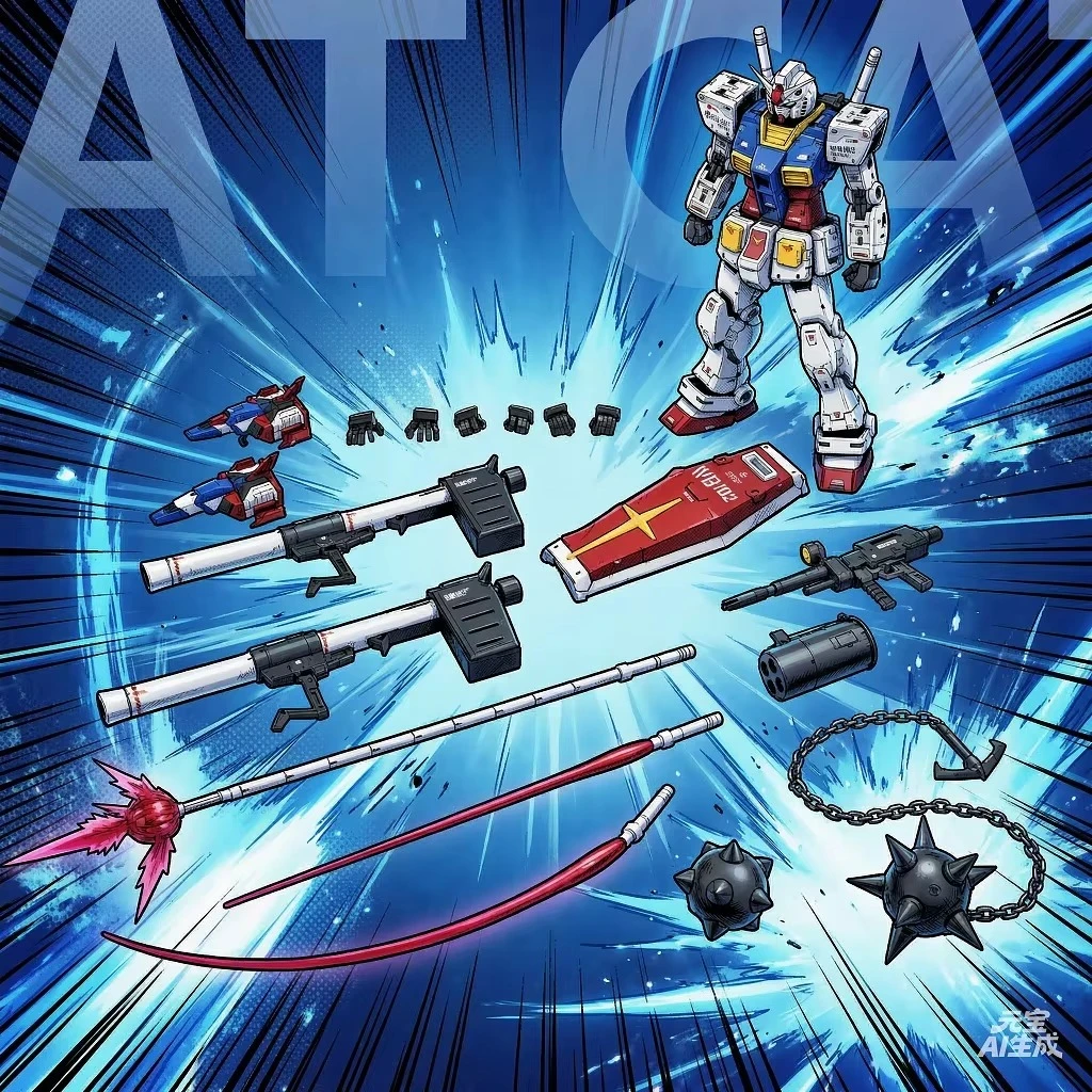In Stock Fat Cat 1/100 RGU2.0 AZU Assemble Mecha Model Kit With Double Aircraft Accessory Pack Collectible Hobby Display Gift