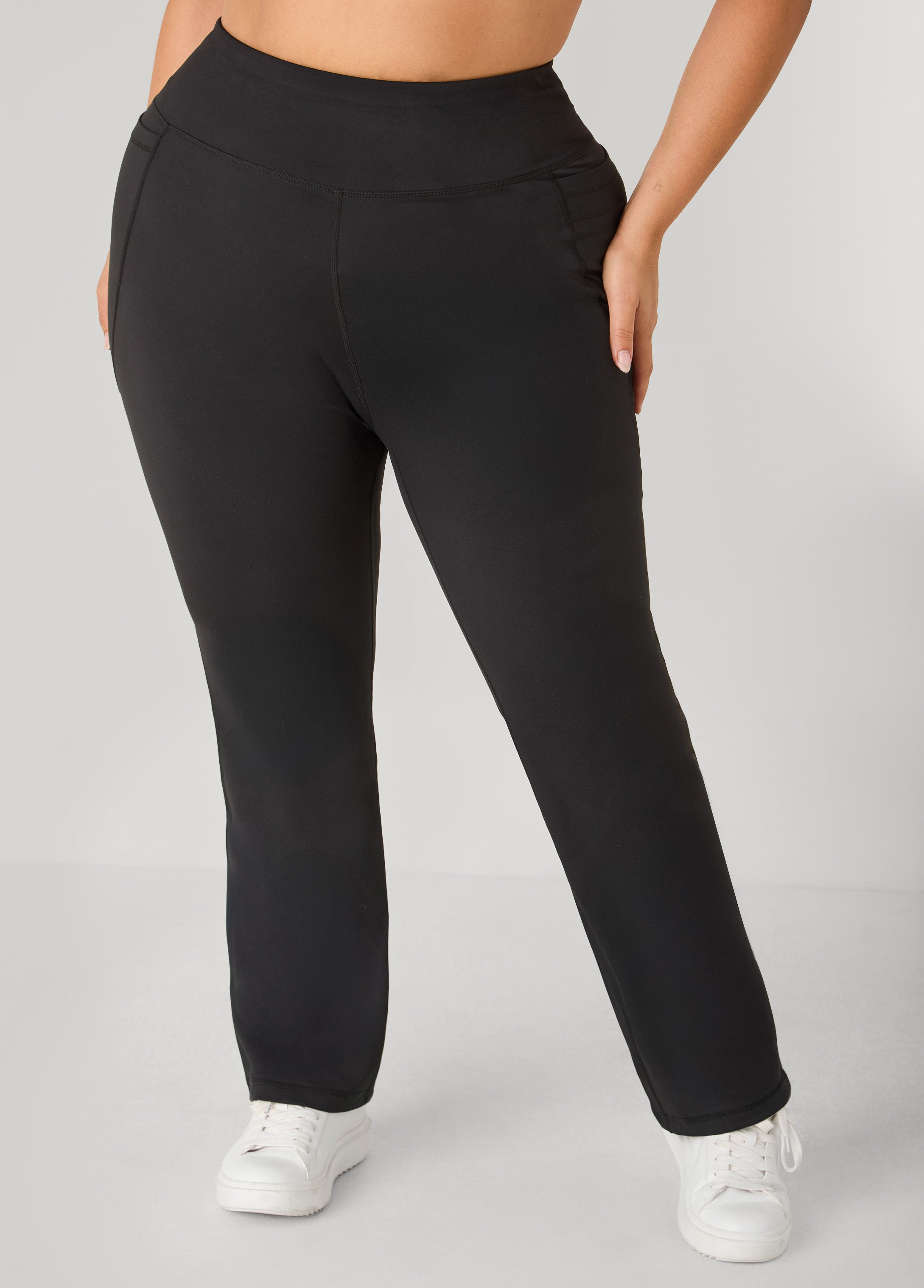 Plus Size Ashley Sport High Rise Flared Pants
