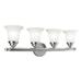 Livex Lighting Home Basics 24 Inch 4 Light Bath Vanity Light - 1064-05