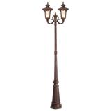 Livex Lighting Oxford 87 Inch Tall 2 Light Outdoor Post Lamp - 7660-58