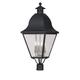 Livex Lighting Amwell 27 Inch Tall 4 Light Outdoor Post Lamp - 2548-04