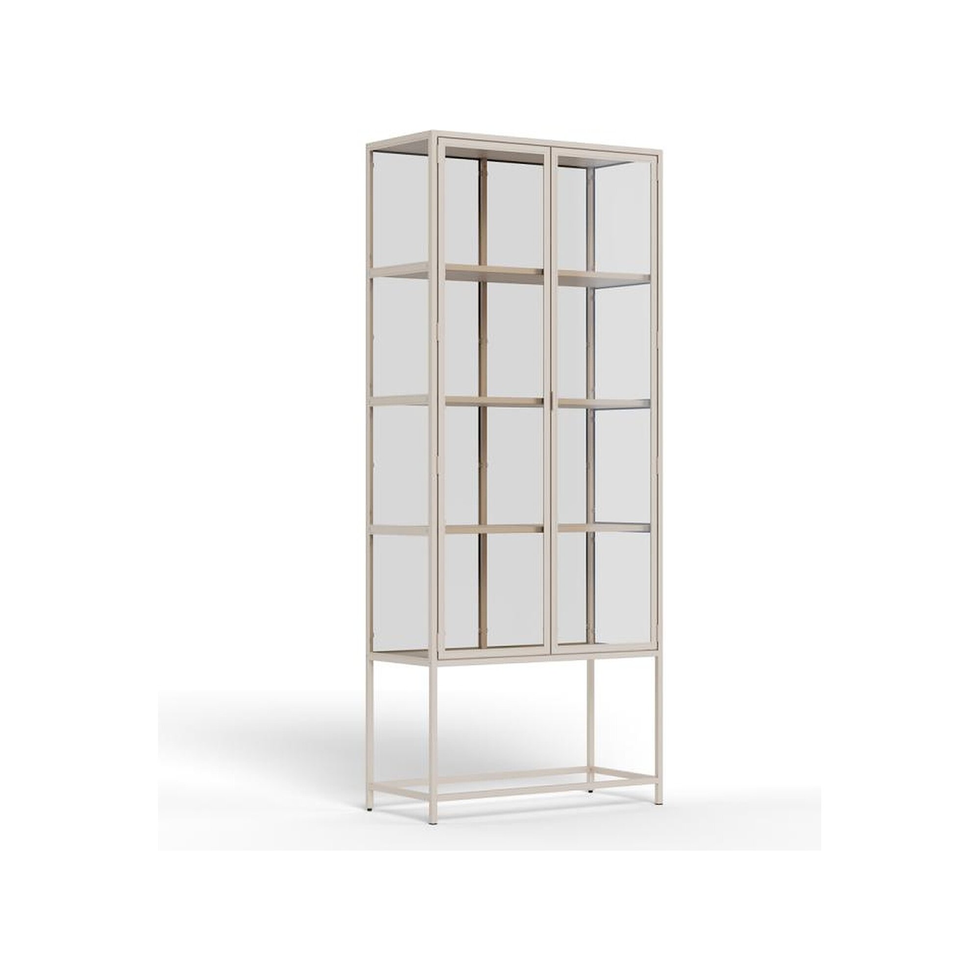 Actona »Seaford« Vitrine grau Dekor