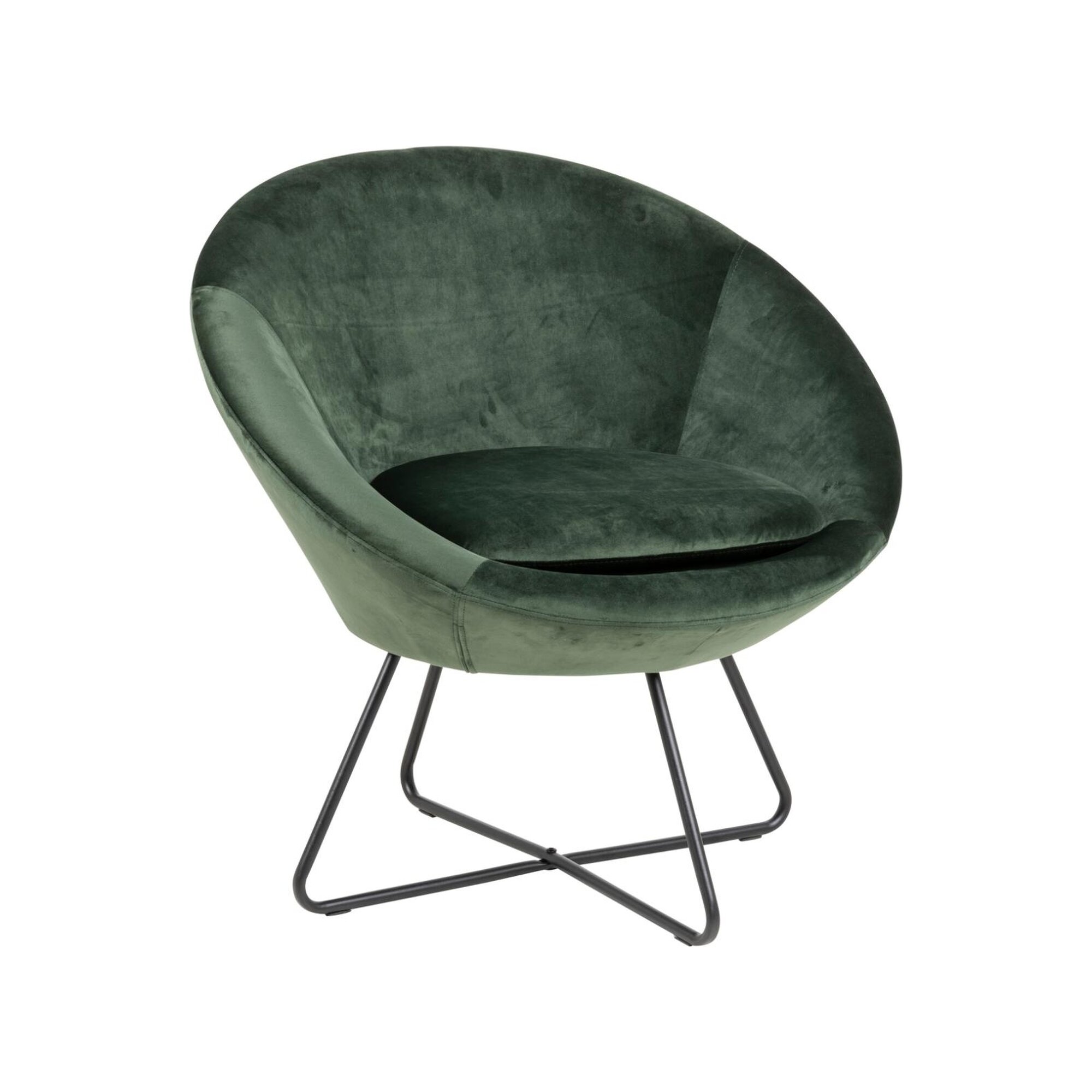 Actona »Center« Loungesessel Stoff dunkelgrau / 82x81x71 cm