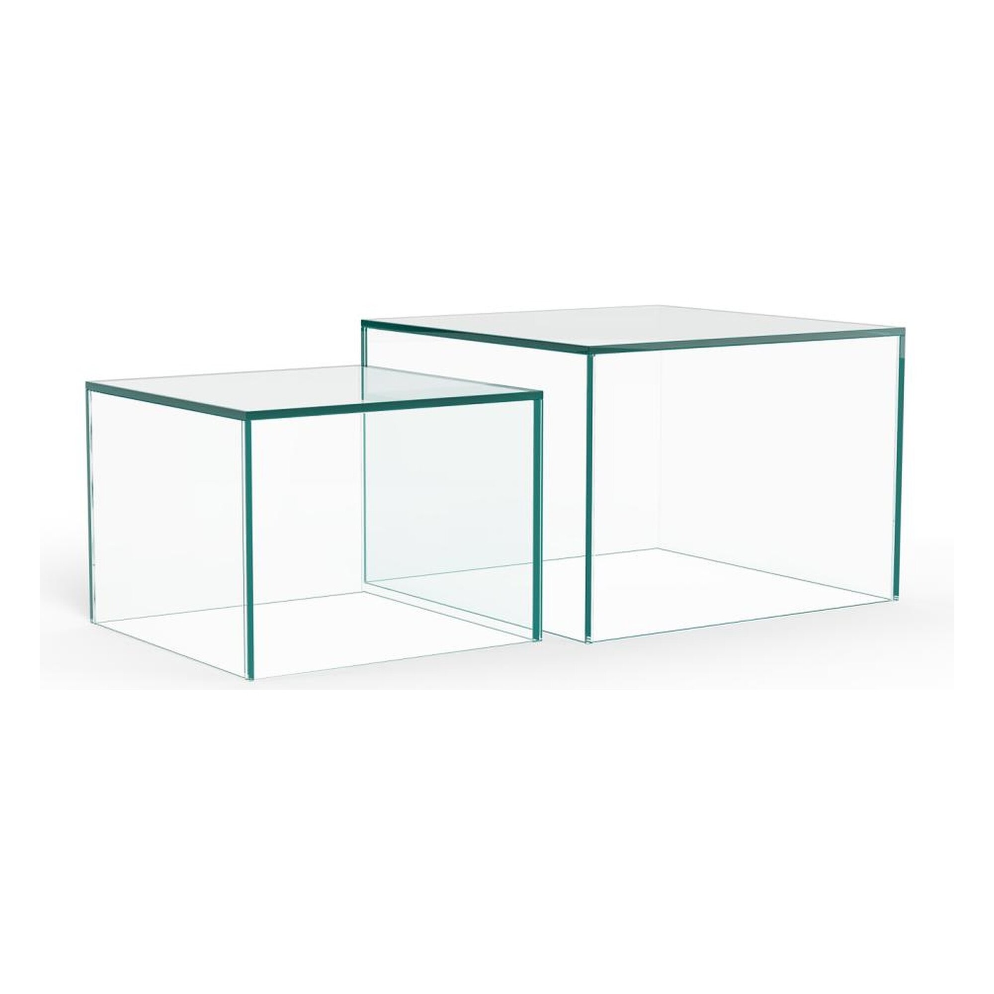 Actona »Dice« Couchtisch Klarglas 50x35x50 cm / Klarglas