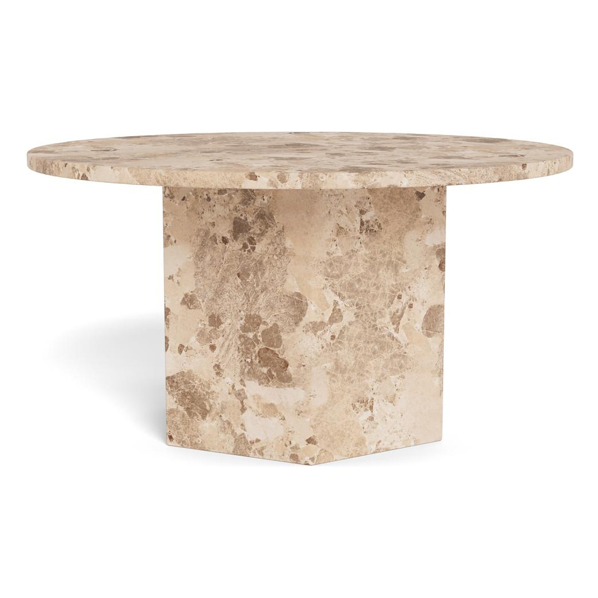 Actona »Naxos« Couchtisch rund Marmor Latte Ø 80x42 cm / Marmor Latte