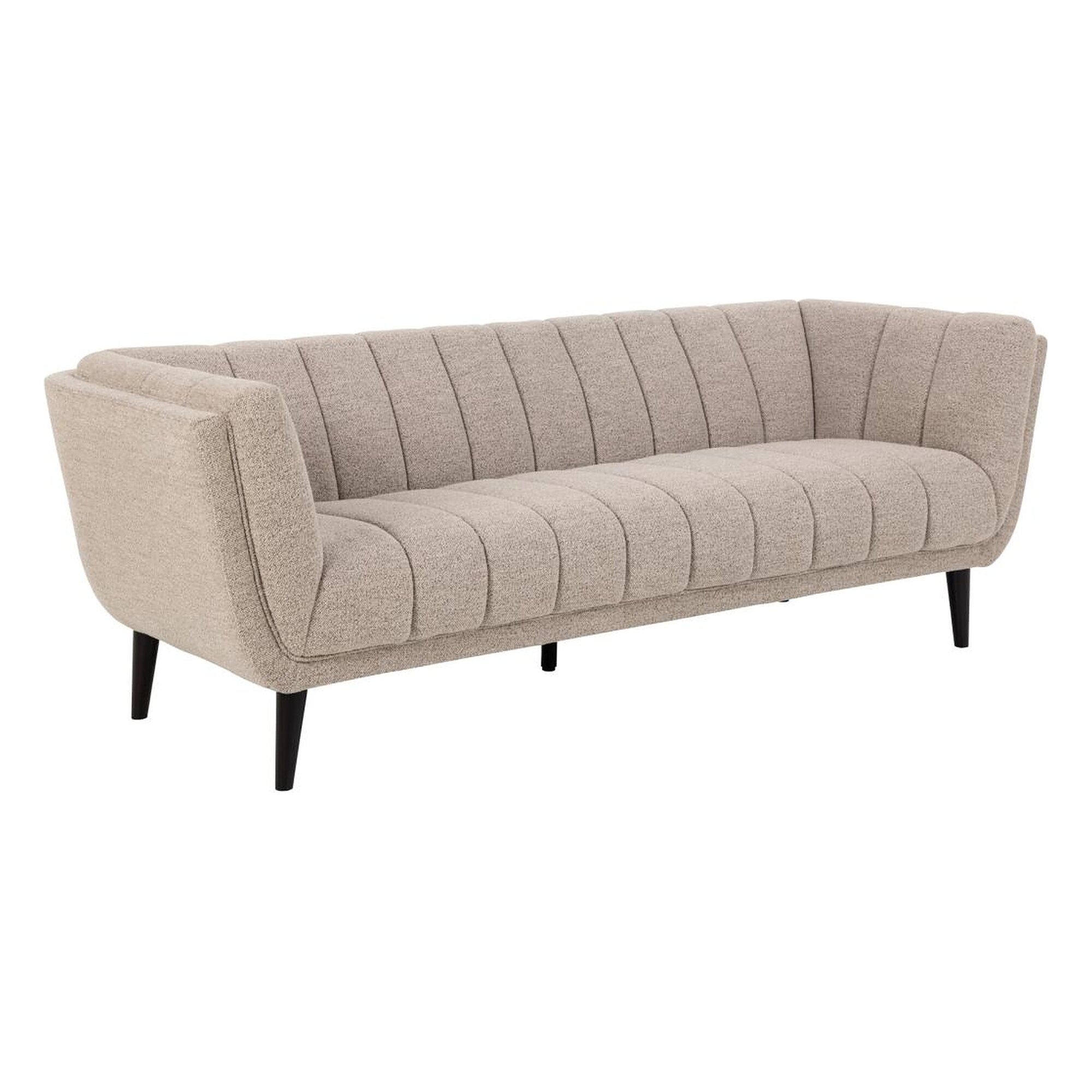 Actona »Tampa« 3-Sitzer Sofa 218x76,5x86,5 cm / Stoff beige