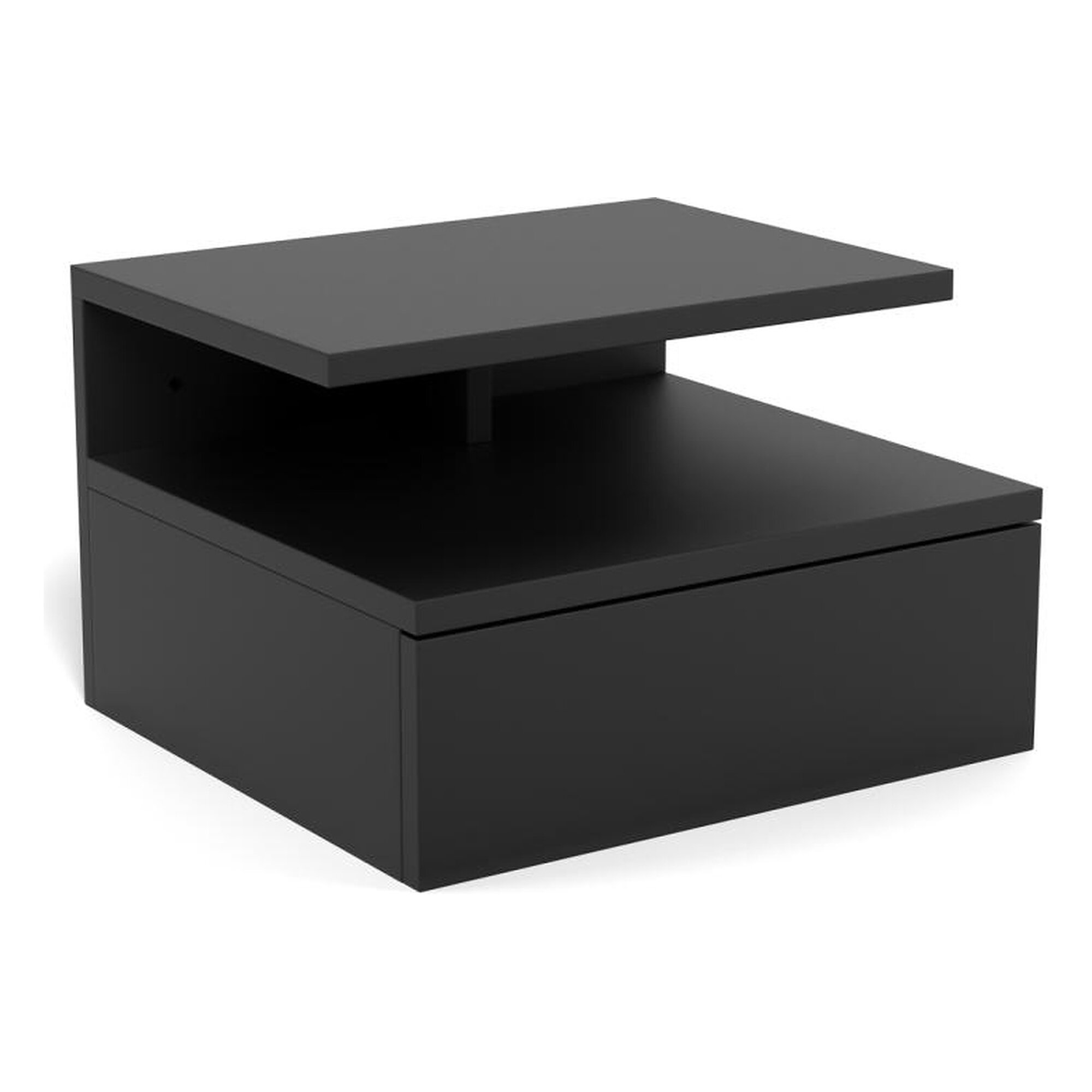 Actona »Ashlan« Nachttisch schwarz lackiert 35x22,5x32 cm