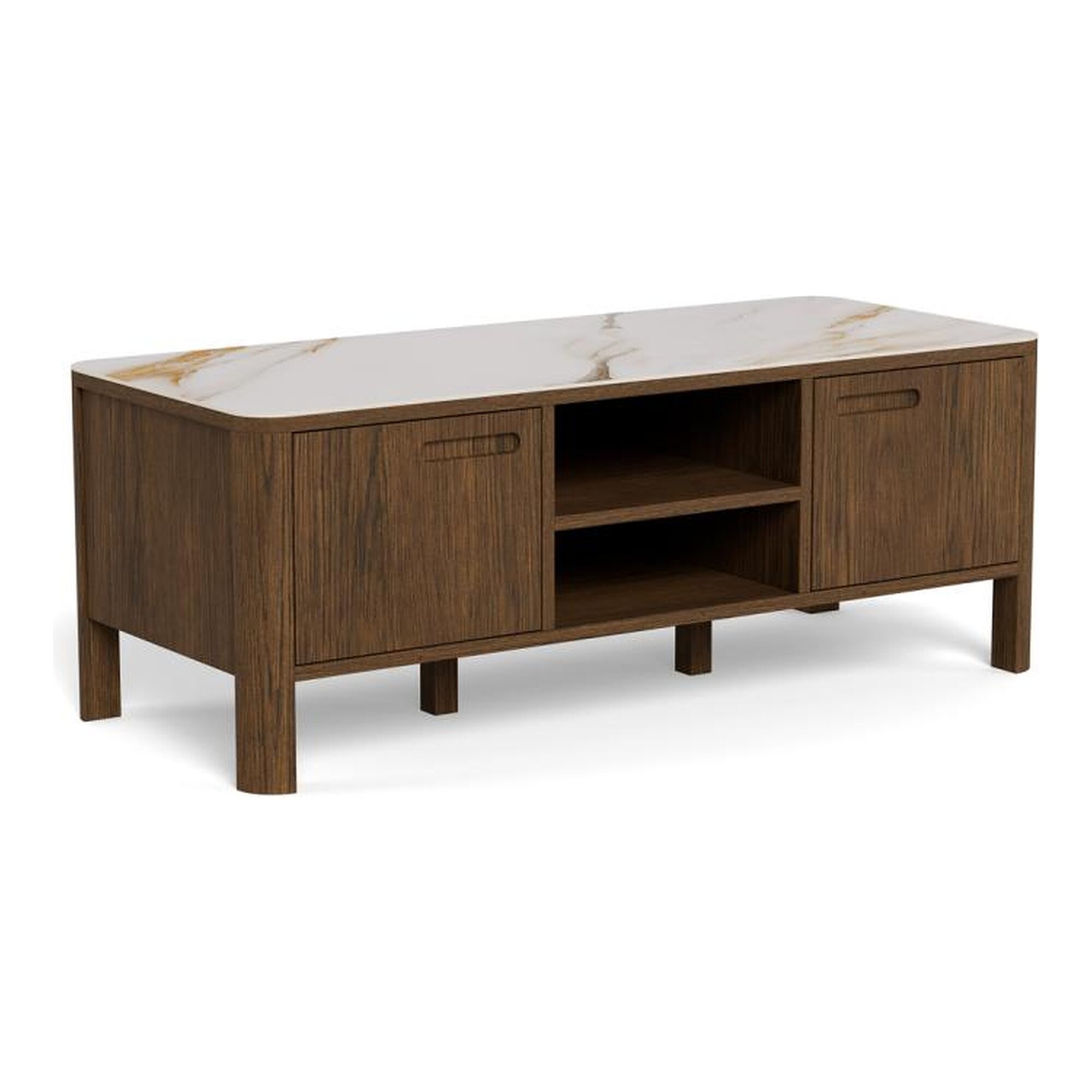Actona »Southampton« TV-Tisch Keramik creme 120x45x40 cm / Keramik creme