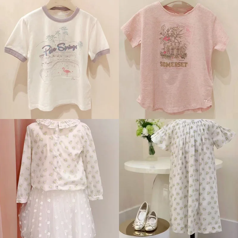 Ensembles pour enfants 2026 BP Été – T-shirts pour bébés filles, ensembles pour garçons, vêtements pour enfants, robes de fête, jupes, vêtements pour bébés, vêtements pour mères et enfants
