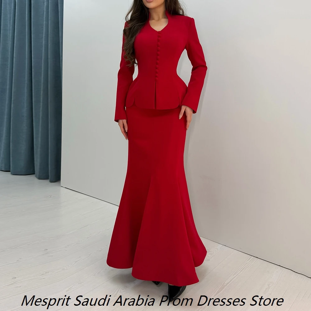 Women's A-line Evening Dresses Ankle-length V-neck Full Sleeve Prom Dresses Fashion Button Simple Draped Casual Customized Gowns