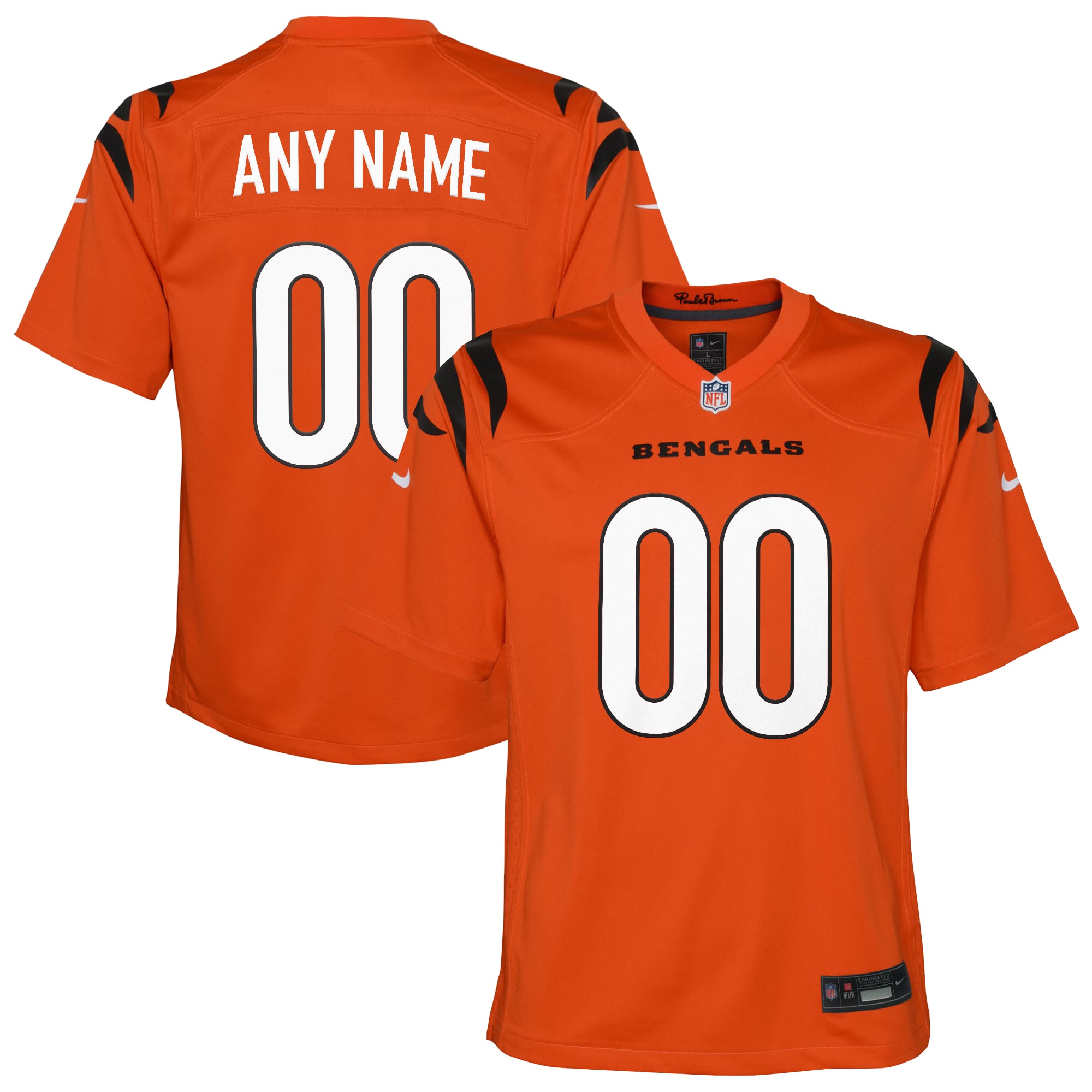 Cincinnati Bengals Nike Ausweichtrikot - Personalisiert - Jugendliche