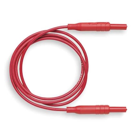 POMONA ELECTRONICS 4911A-60-2 Retractable Sheath Banana Plug Patch Cord, CAT