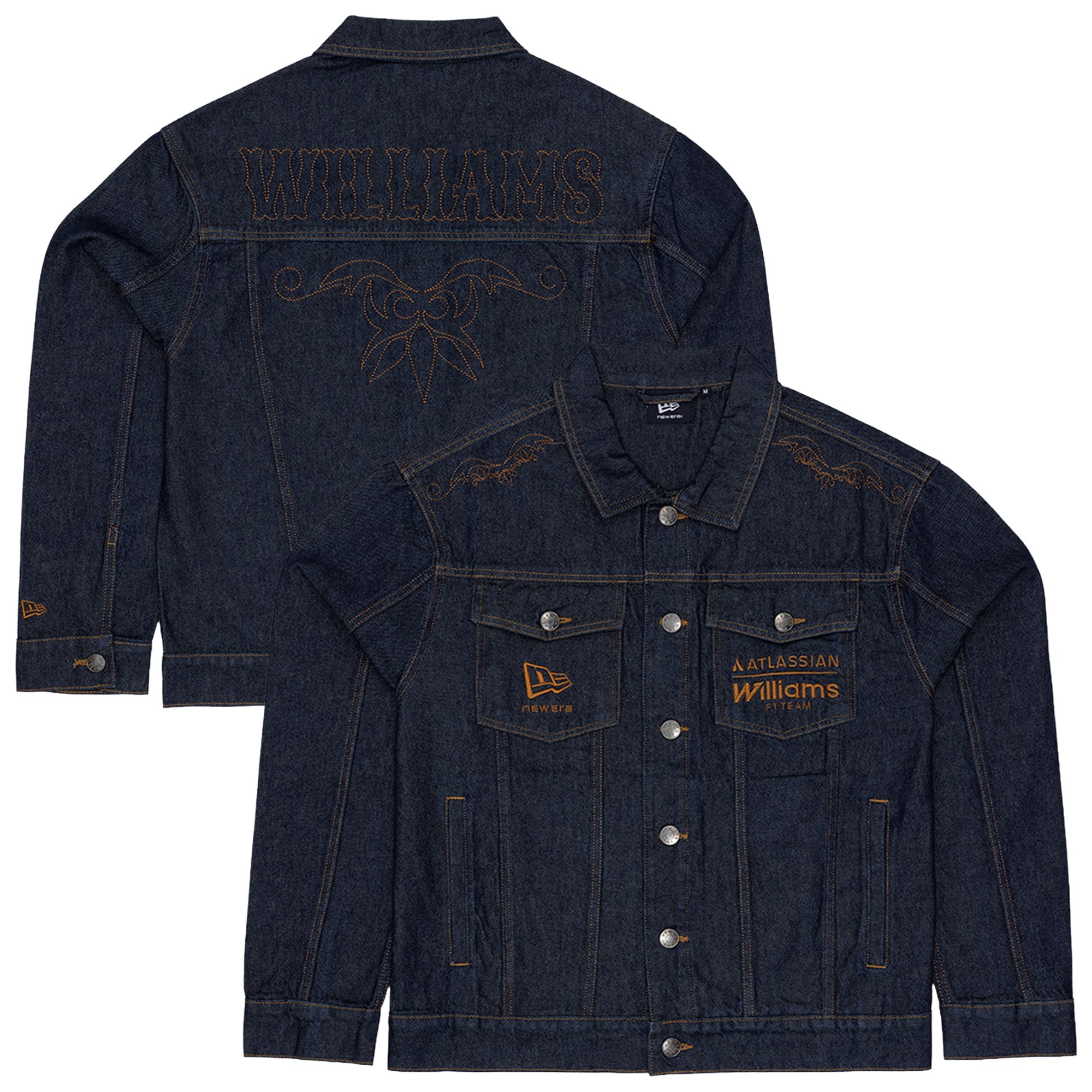 Veste en jean Williams Racing New Era édition spéciale Austin GP - Unisexe - unisexe Taille: L