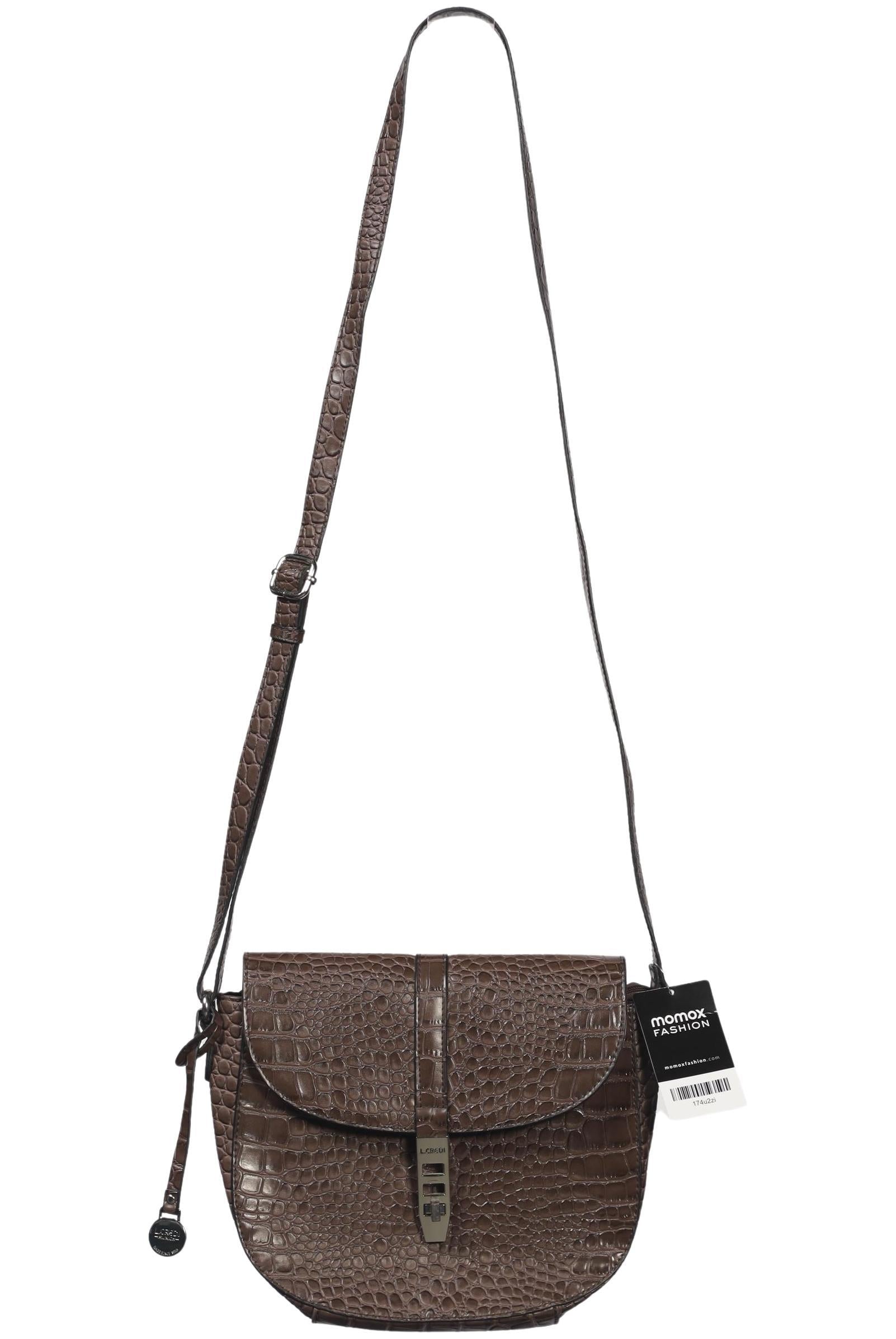L.credi Damen Handtasche klein, Gr. , Braun, Synthetik / Kunstleder / kein / Etikett