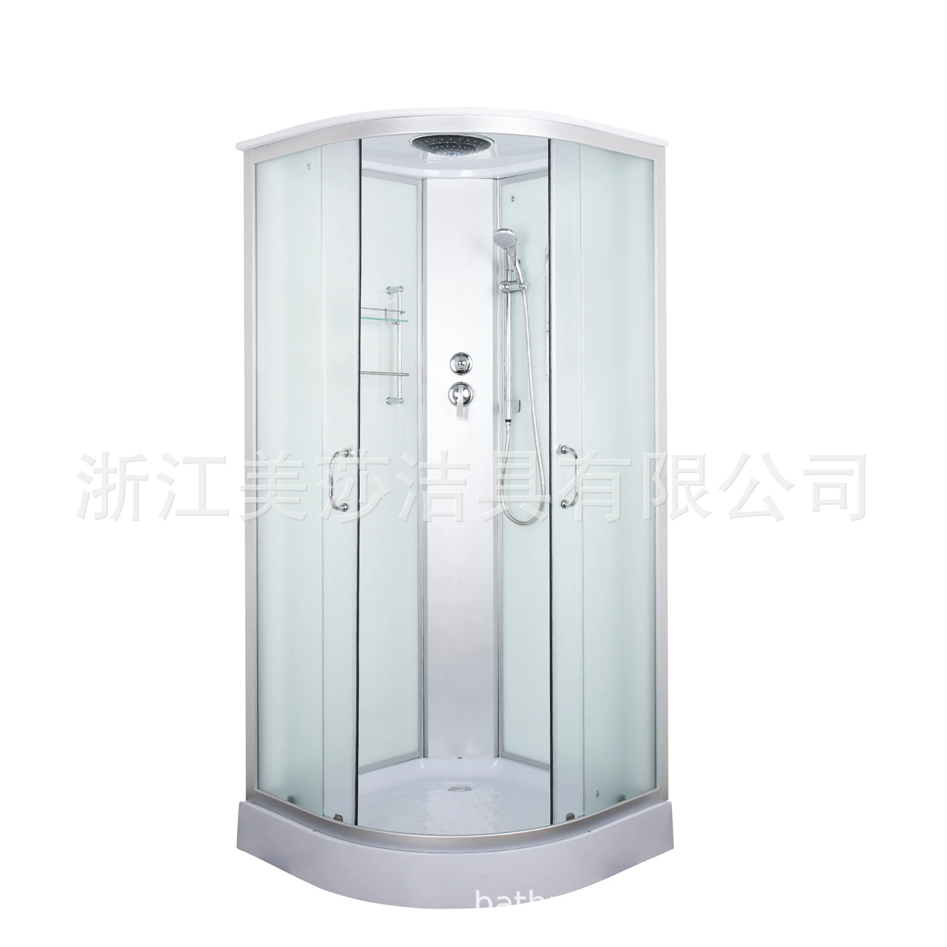 Salle de douche intégrée Salle de bain toilettes à séparation humide et sèche Salle de bain Salle de bain Ventilateur intégré Porte coulissante Échant de bain