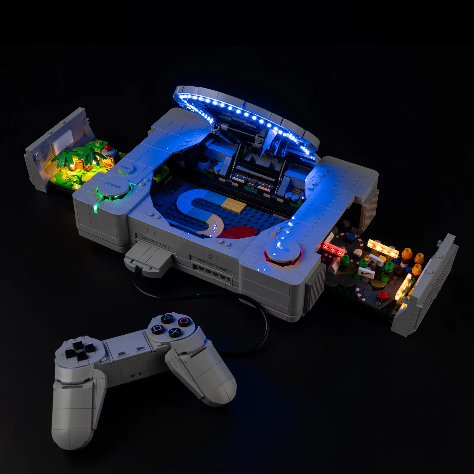 LED Lighting Set Suitable for LEGO PlayStation #72306 Building Blocks