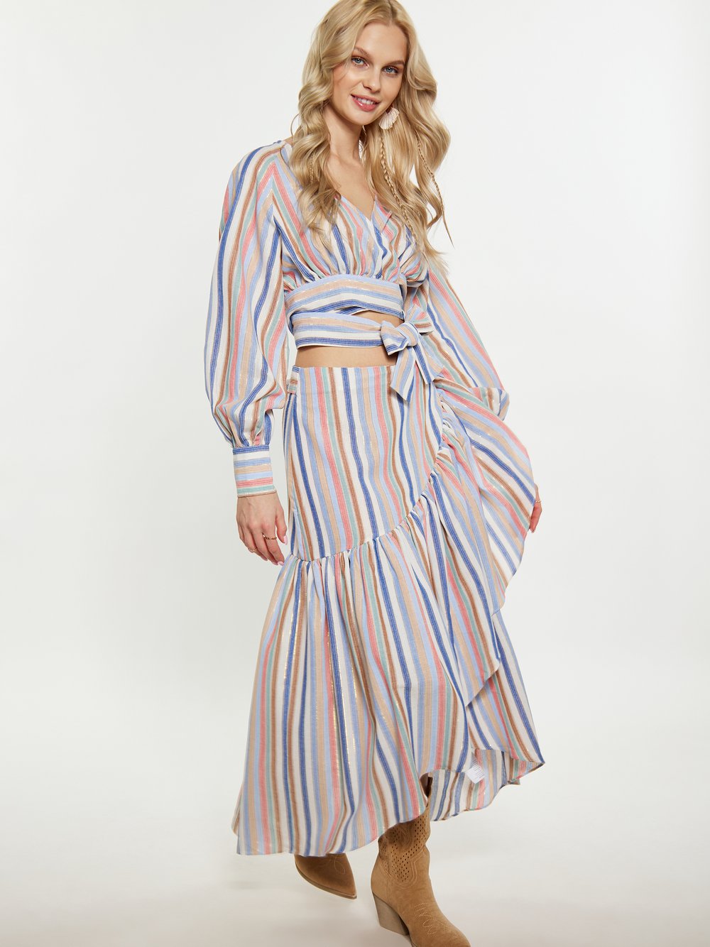 IZIA Rock Damen blau, S