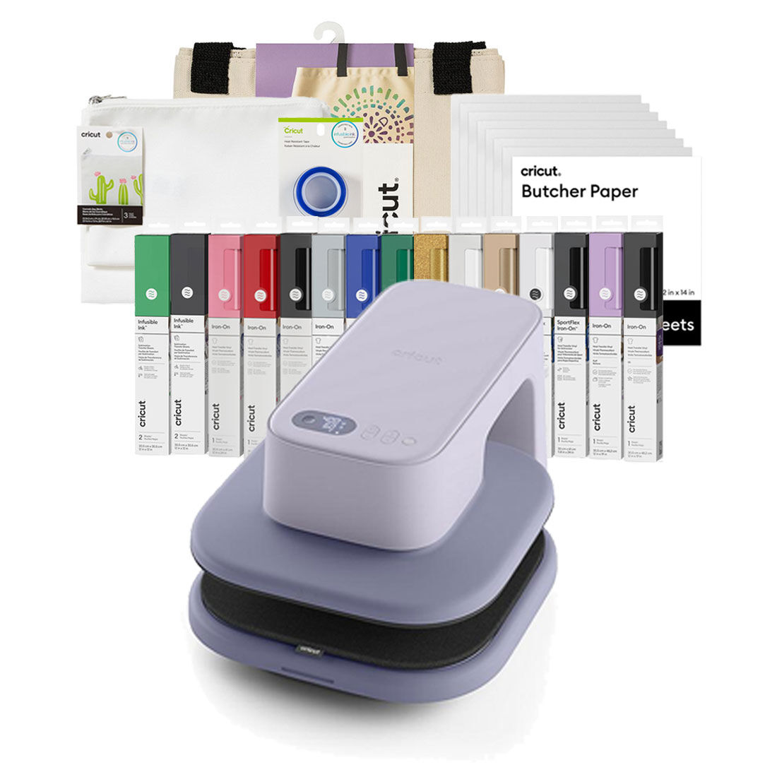 Cricut AutoPress 2 | 12 x 12 | Lavender + Everything Bundle + Cricut Access Subscription