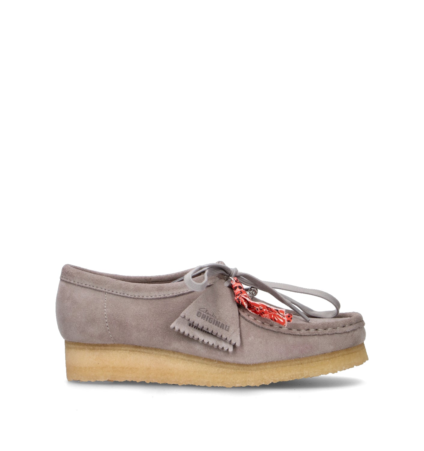 CLARKS ORIGINALS WALLABEE Mocassino donna grigio in suede