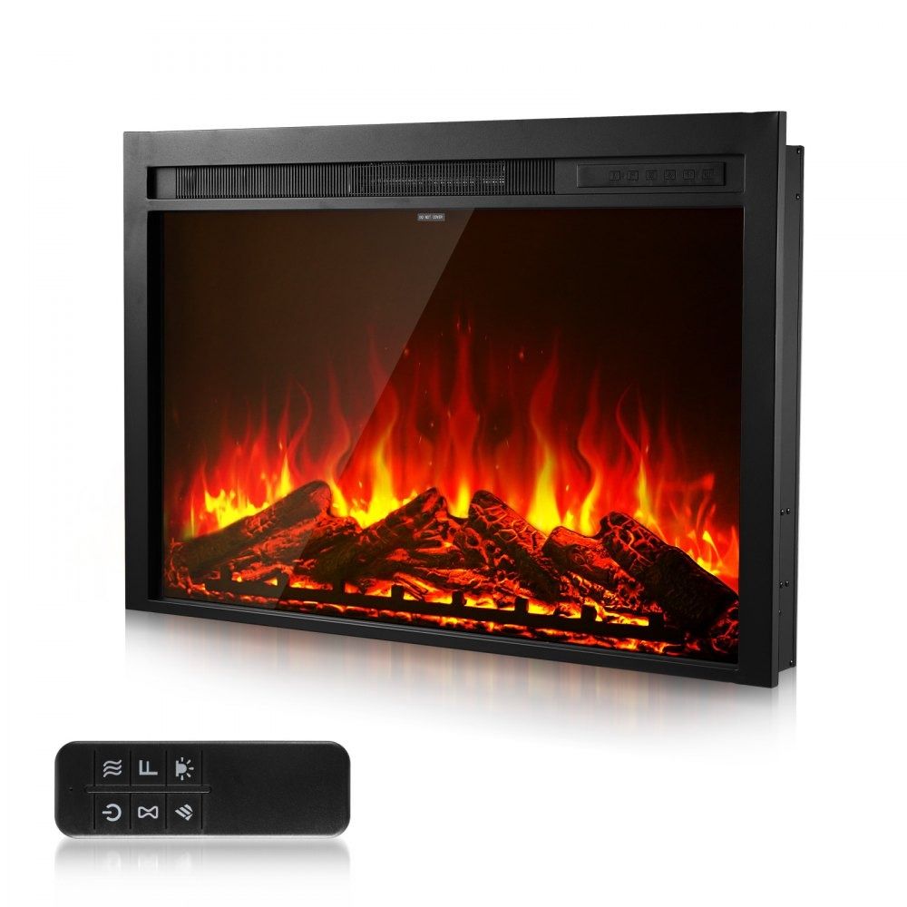 40 Inch Electric Fireplace Insert Recessed Wall Mounted Fireplace Heater With Remote 40 Inch Electric Fireplace Insert Recessed Wall Mounted Fireplace Heater With Remote