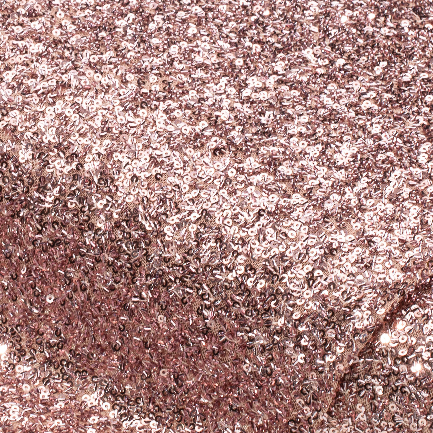 Tissu mesh à paillettes, vieux rose