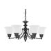 Nuvo Lighting Empire 26 Inch 6 Light Chandelier - 60/3169