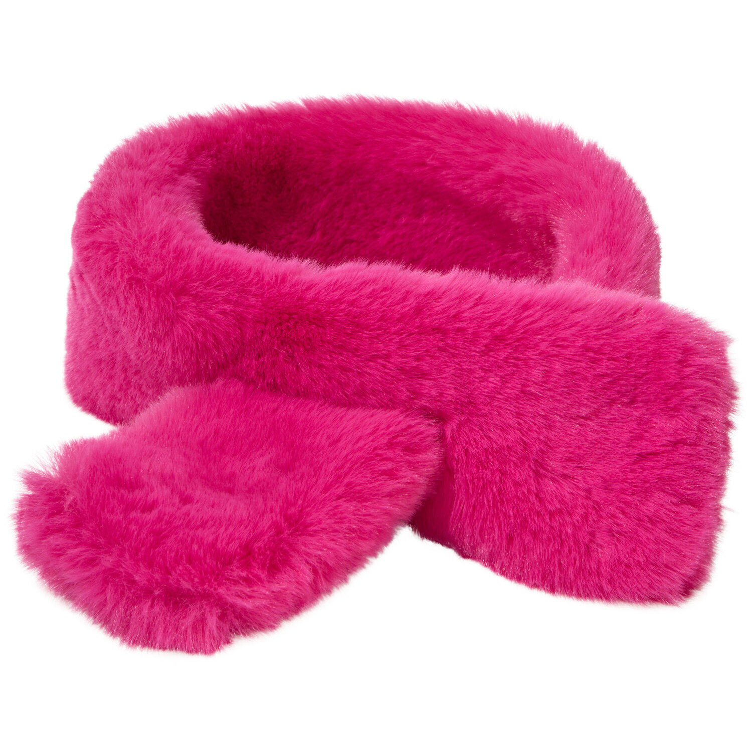 Schal Plüsch, pink