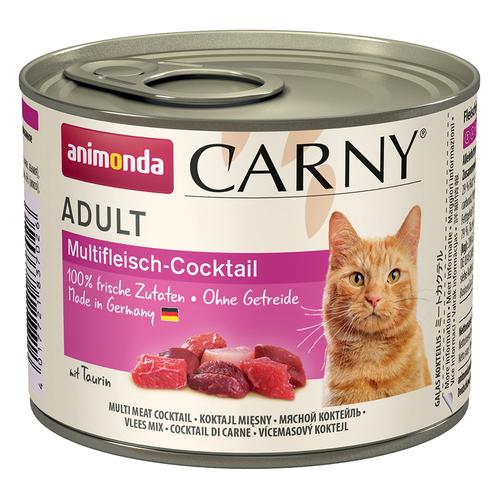 6x200g Meat Saucer Animonda Carny Wet Cat Food