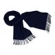 Lona Scott Plain Scarf - Pure Cashmere (Navy)