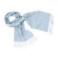 Lona Scott Plain Scarf - Pure Cashmere (Baby Blue)