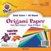 PaconÂ® Origami Paper 9 x 9 Assorted Bright Colors 40 Sheets/Pack