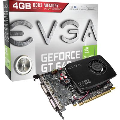 EVGA NVIDIA GeForce GT 640 4GB DDR3 PCI Express 3.0 Graphics Card - 04G-P4-2647-KR