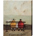 Sam Toft WDC43034 "Bums On Seat" Canvas Print, Cotton, Multi-Colour, 3.20 x 40.00 x 50.00 cm