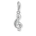 Thomas Sabo Damen Charm-Anhänger Violinschlüssel Charm Club 925 Sterling Silber 0845-001-12