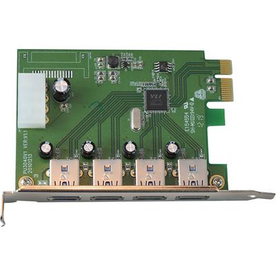VisionTek 4-Port USB 3.0 PCI Express Expansion Card - 900544
