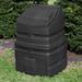 Good Ideas Compost Wizard 52.38 Gal. Stationary Composter Plastic | 37 H x 29 W x 25 D in | Wayfair EZCB-BLK