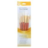 Princeton Synthetic White Taklon Real Value Brush Set-5/Pkg