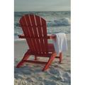 POLYWOOD® South Beach Outdoor Adirondack Chair in Red | 38.5 H x 31.25 W x 33.75 D in | Wayfair SBA15SR