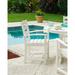 POLYWOOD® La Casa Café Dining Outdoor Arm Chair Plastic/Resin in Brown | 34 H x 24.5 W x 22 D in | Wayfair TD200SA