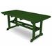 POLYWOOD® Park 33" x 70" Harvester Outdoor Picnic Table Wood/Plastic in Green | 29.25 H x 32.5 W x 70 D in | Wayfair PT3672GR